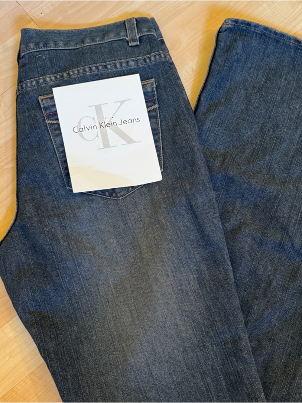 Calvin Klein Woman’s Jeans Dark Blue Bootcut Jeans